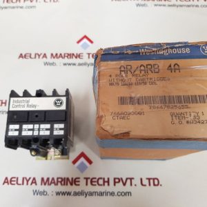 Westinghouse ar/arb4a industrial control relay