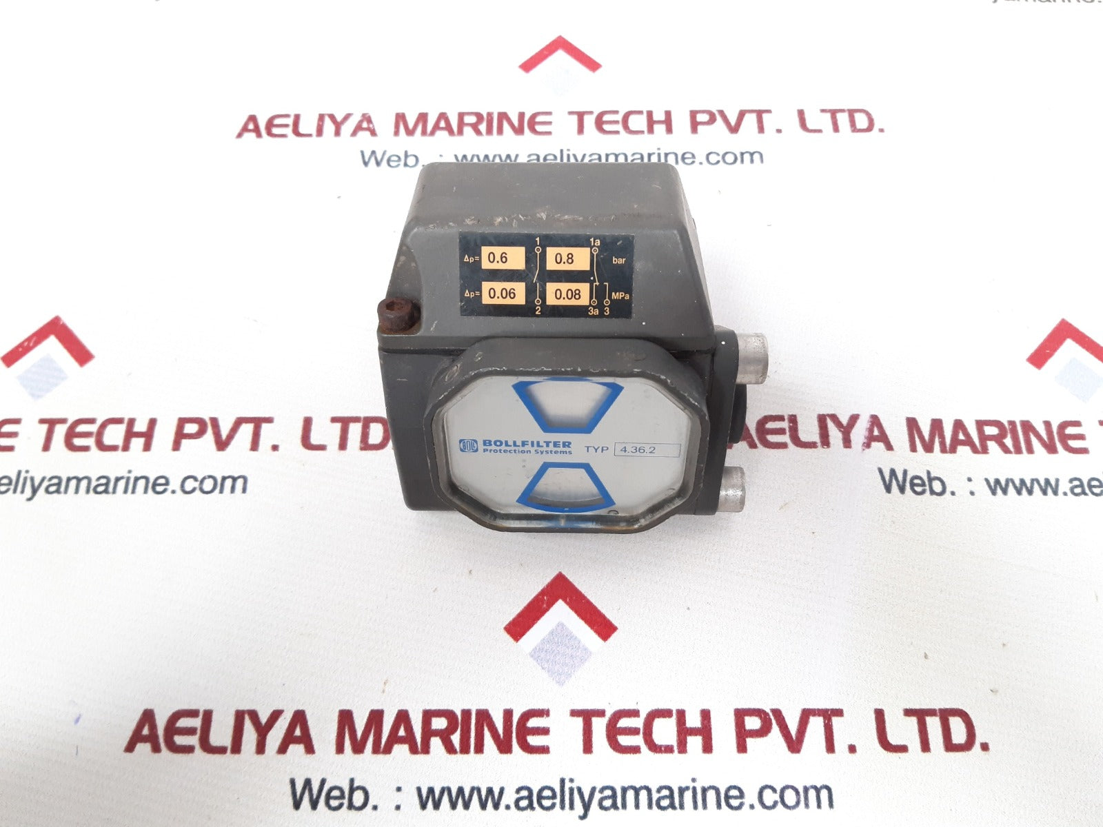 Bollfilter 4.36.2 diffrential pressure indicator?