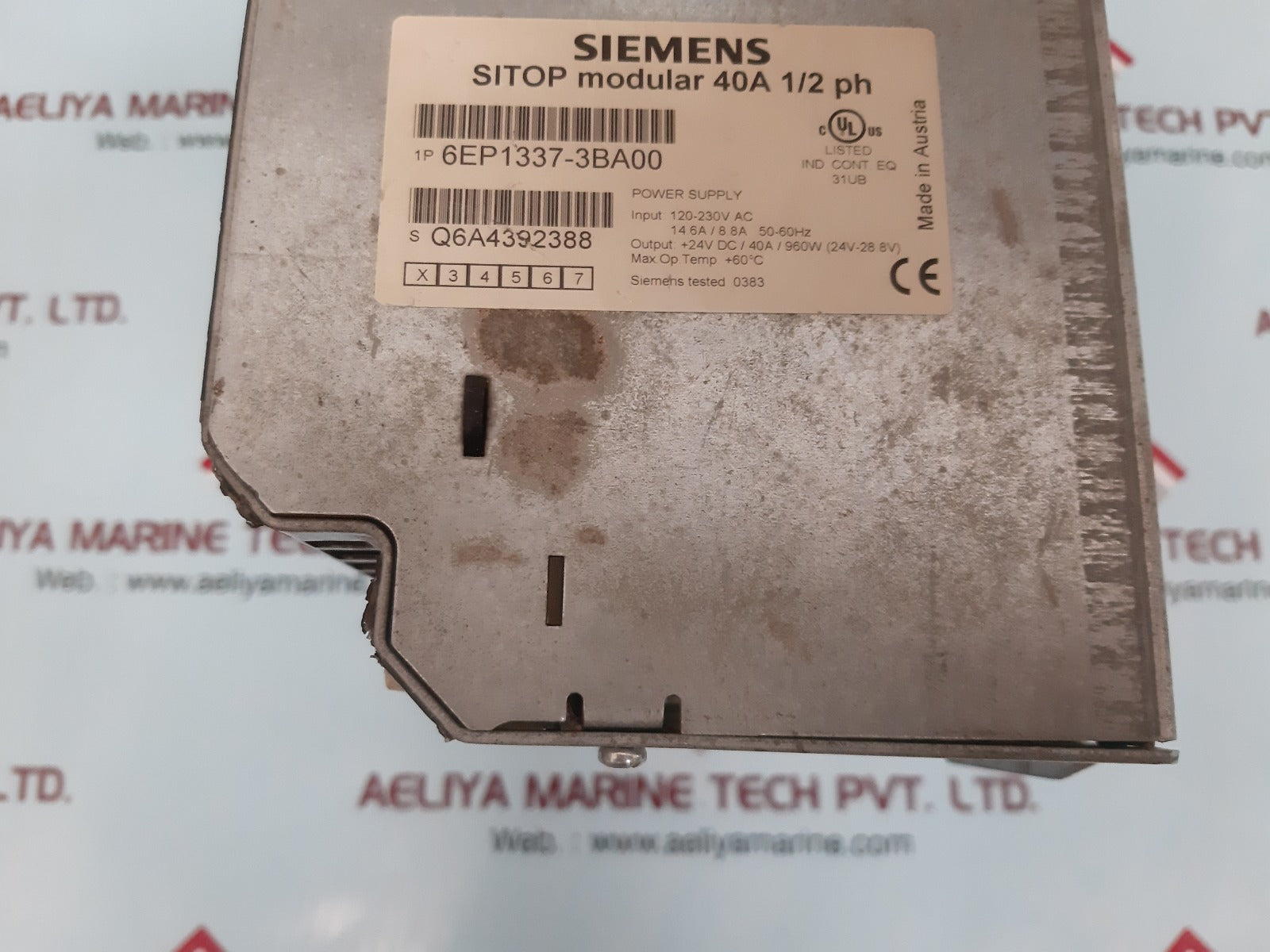 Siemens 6ep1 337-3ba00 power supply - Image 7