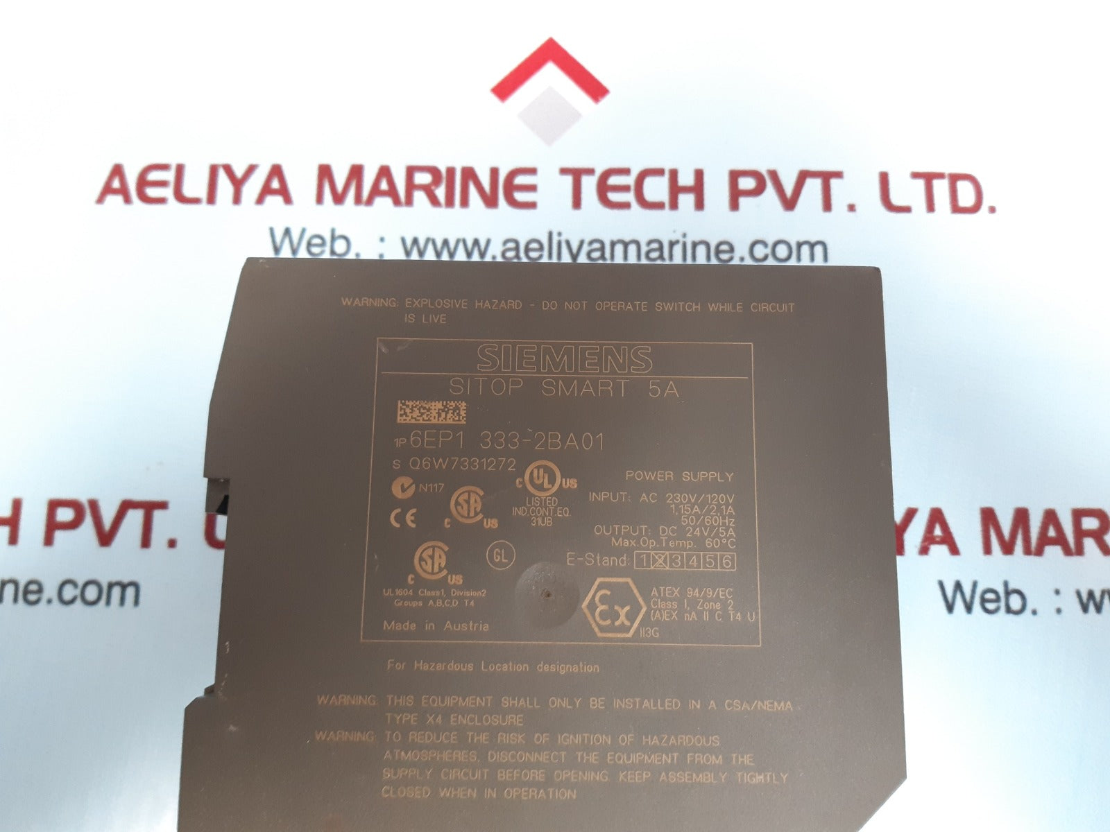 Siemens sitop smart 5a 6ep1 333-2ba01 power supply - Image 3