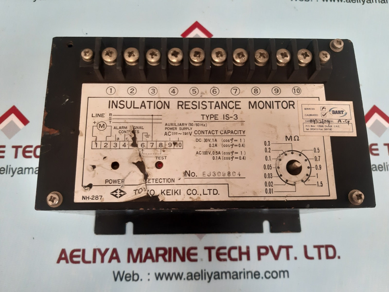 Toyo keiki is-3 insulation resistance monitor 200-230v 50/60hz - Image 5