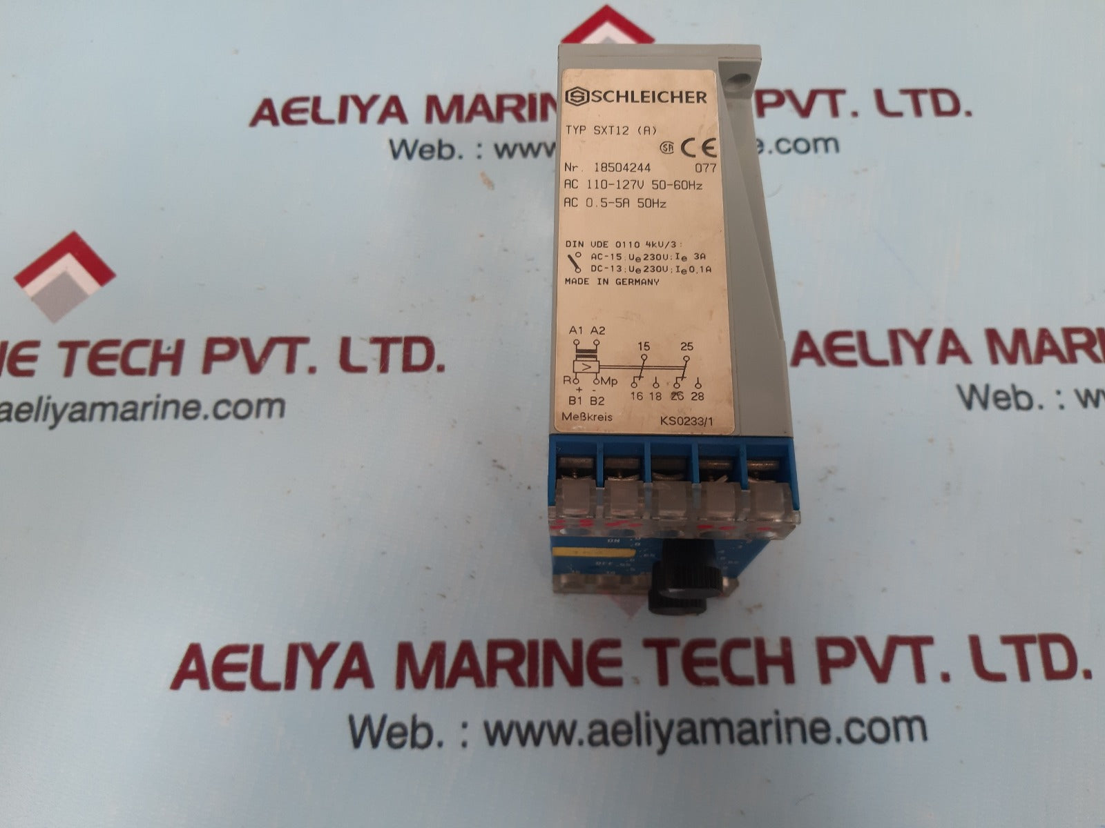 Schleicher Sxt12 (A) Relay Timer 18504244 077 - Image 2
