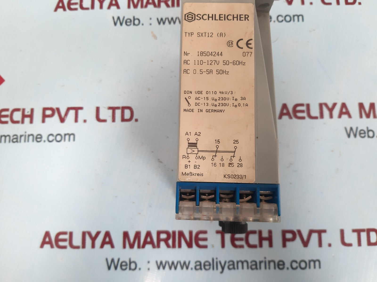 Schleicher Sxt12 (A) Relay Timer 18504244 077 - Image 5