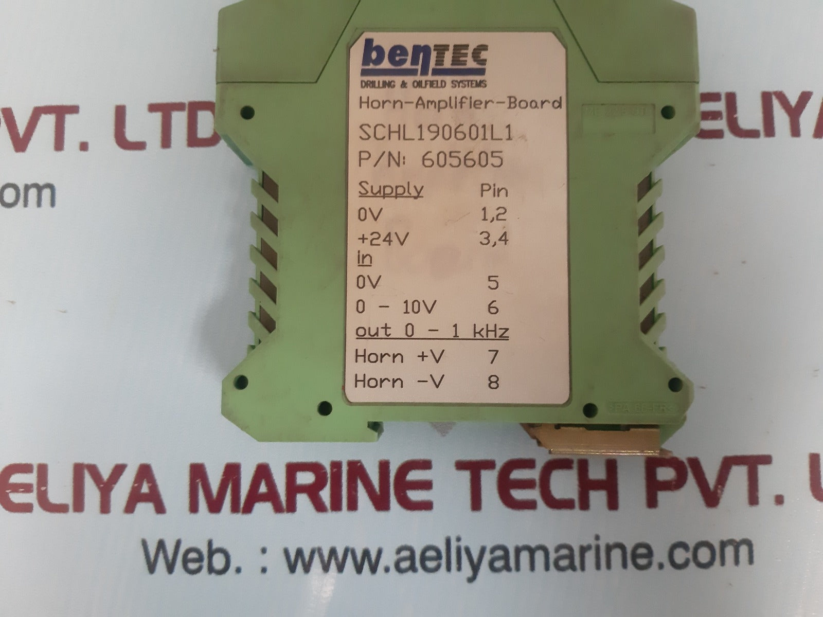 Bentec 605605 horn-amplifier-board schl190601l1 - Image 5