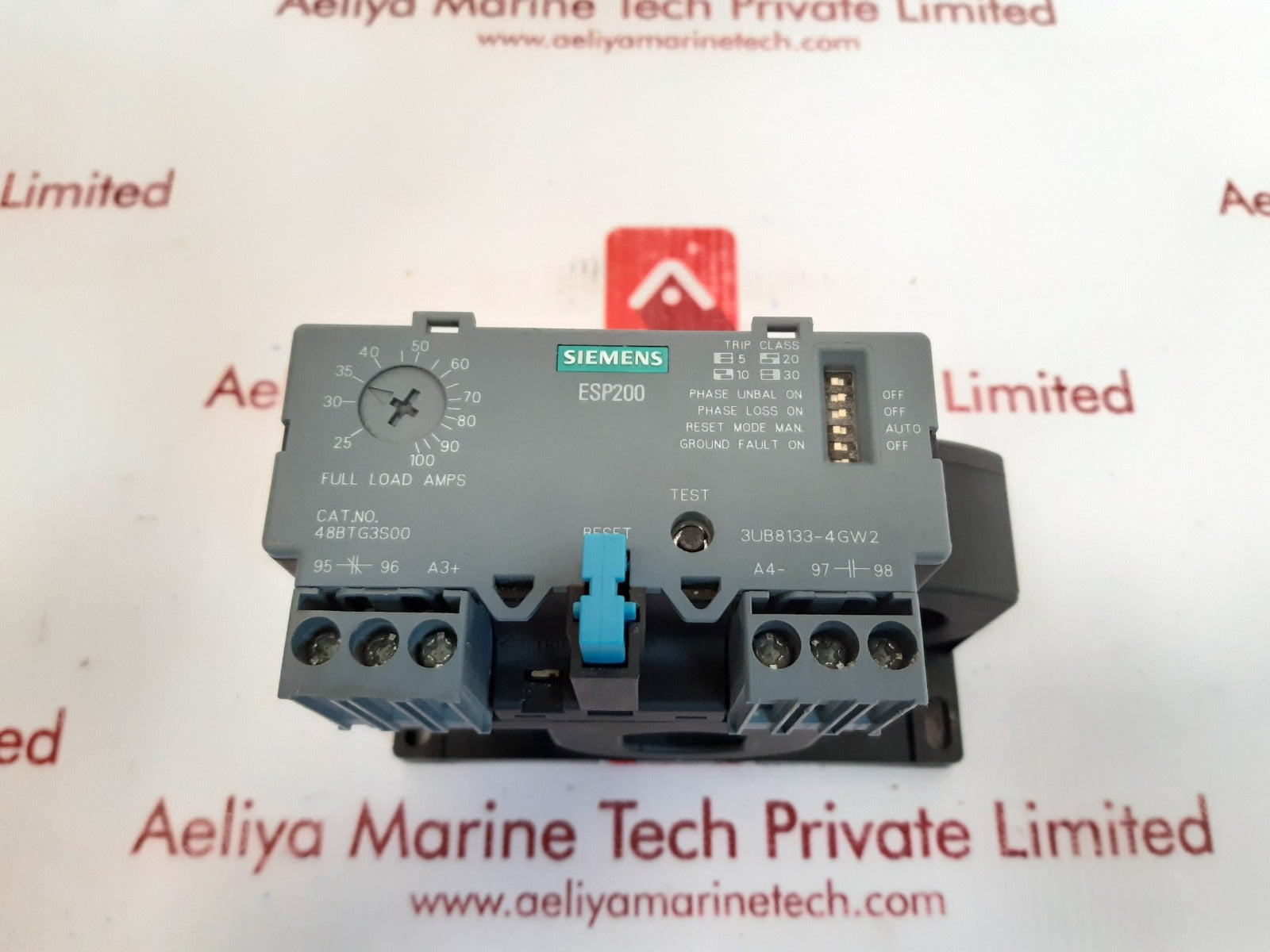 Siemens 3ub8133-4gw2 overload relay 48btg3s00