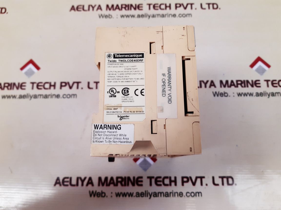 Telemecanique/schneider twdlcde40drf plc module - Image 2