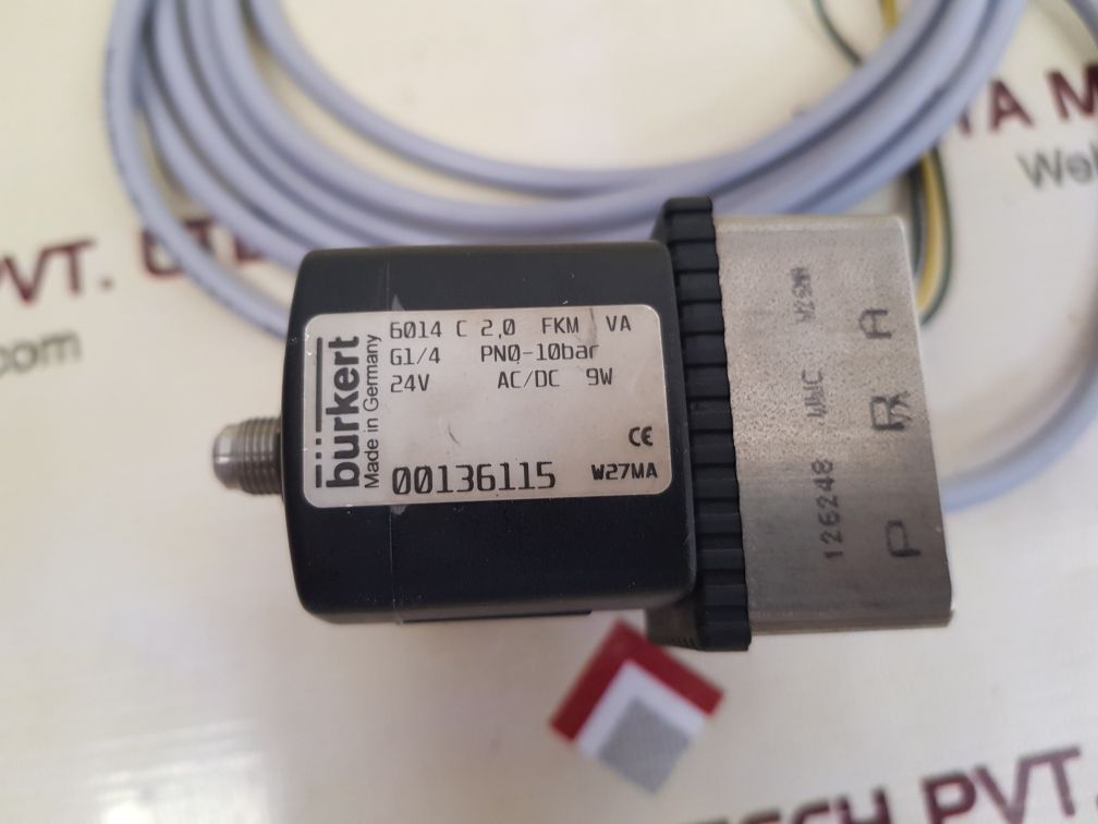 Burkert 6014 c 2,0 fkm va solenoid valve - Image 8