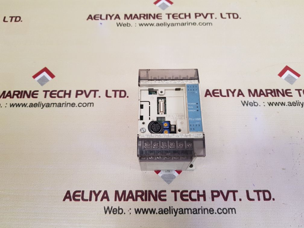 Mitsubishi fx1s-14mr-es-ul programmable controller used