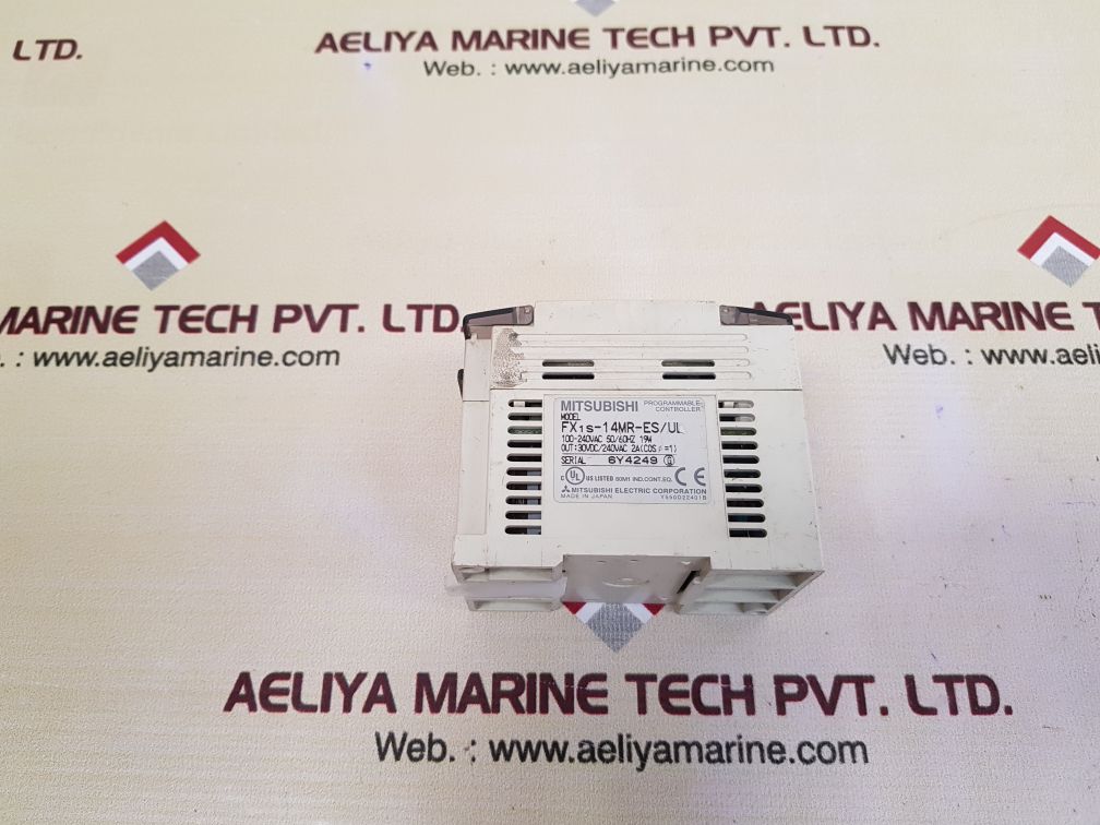 Mitsubishi fx1s-14mr-es-ul programmable controller used - Image 3