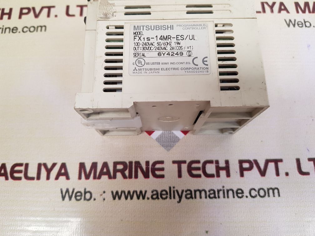 Mitsubishi fx1s-14mr-es-ul programmable controller used - Image 7