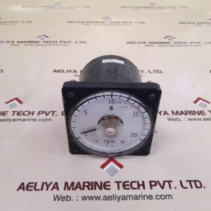 Toyo keiki dvf-11 x100 0-20 rpm meter