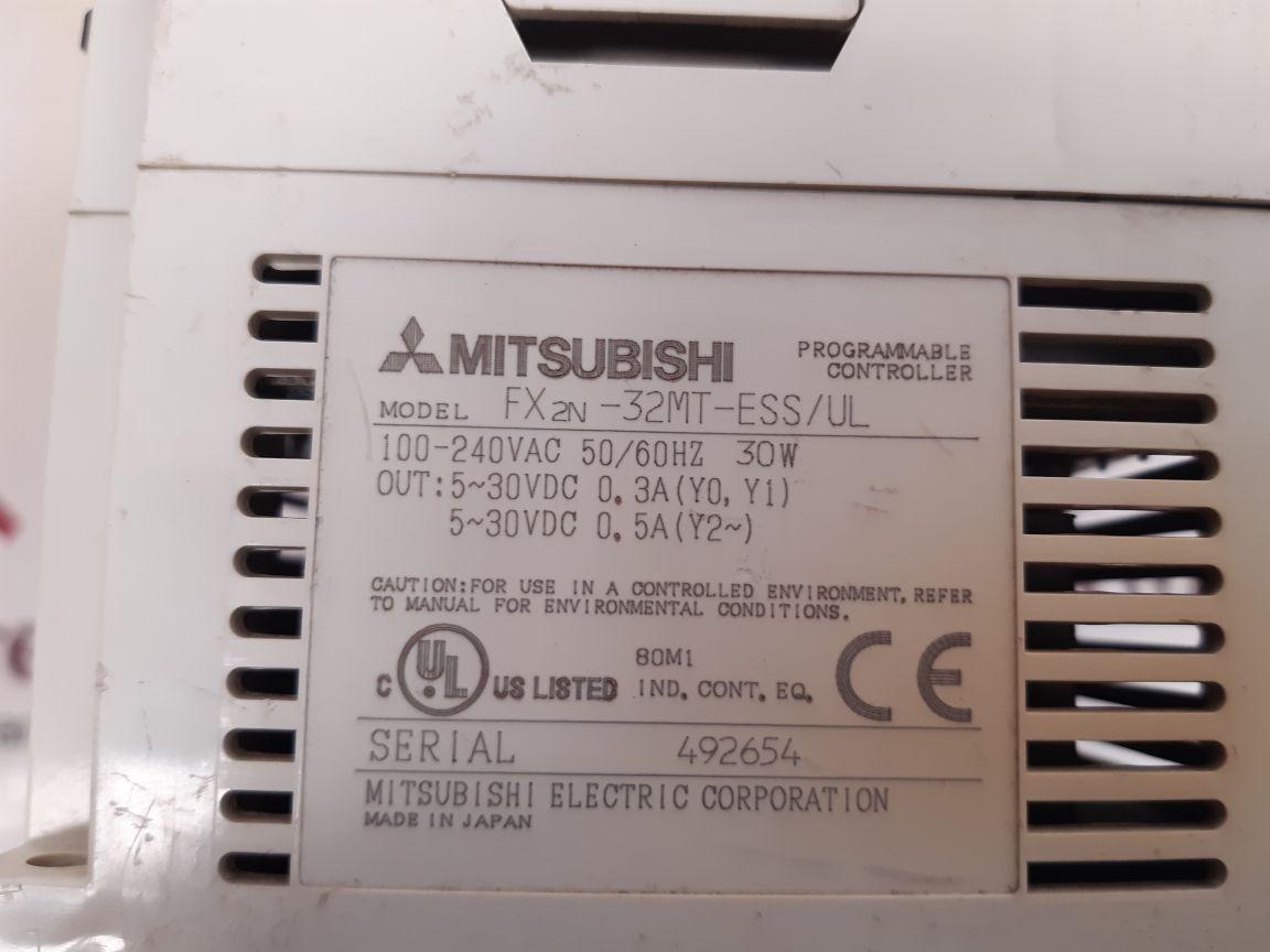 Mitsubishi melsec fx2n-32mt-ess/ul transistor unit - Image 5