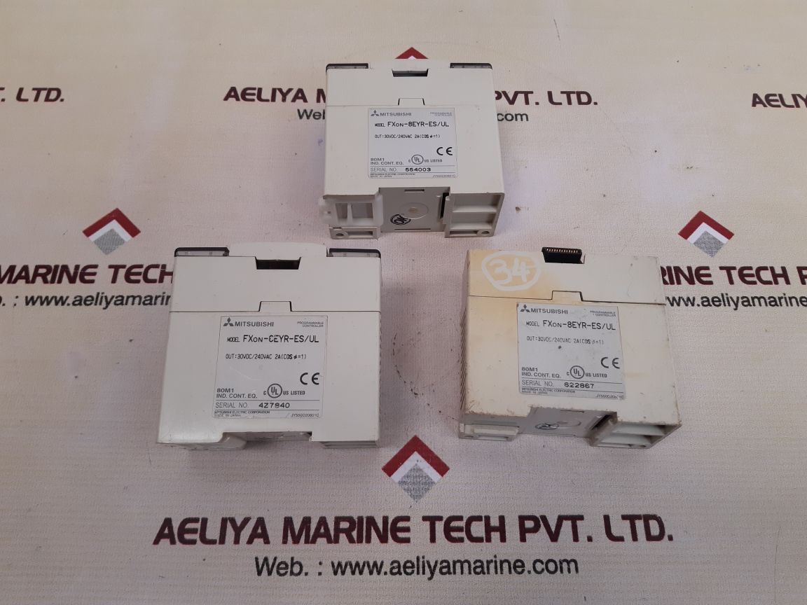 Mitsubishi fxon-8eyr-es/ul programmable controller