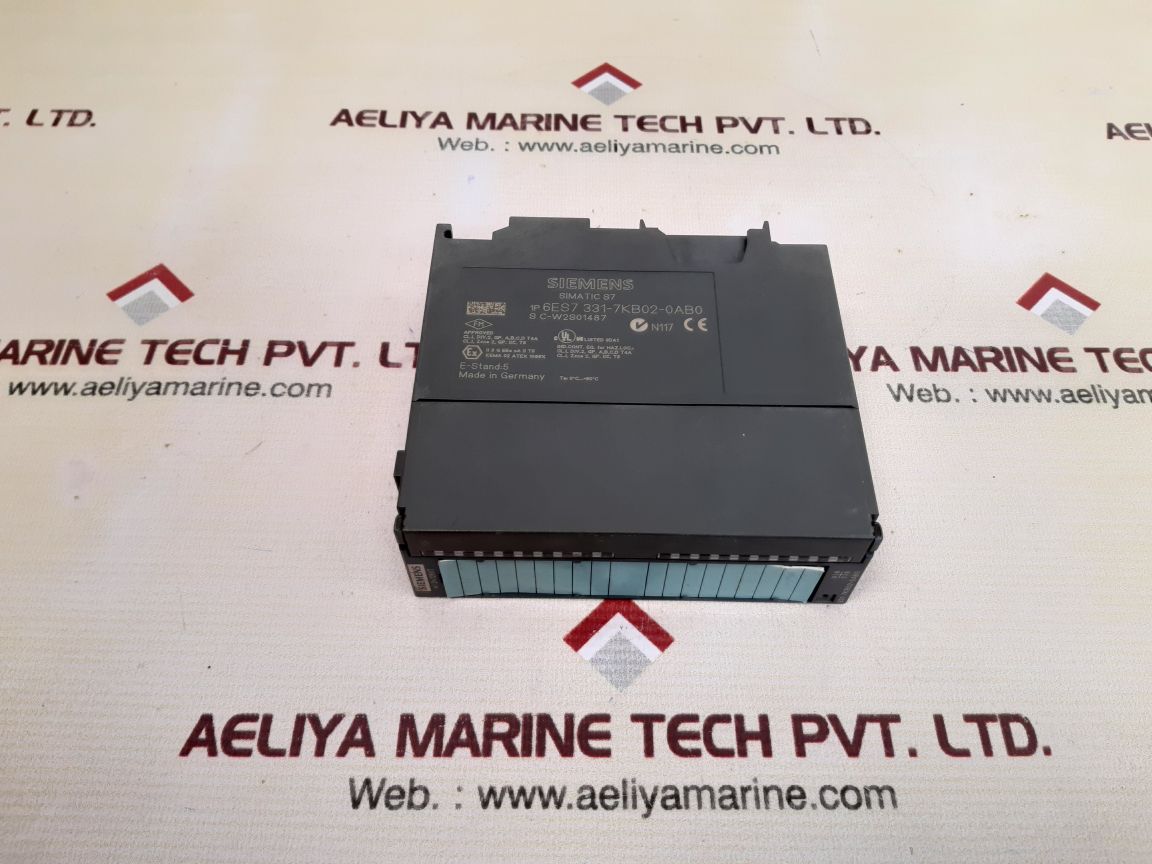 Siemens simatic s7 6es7 331-7kb02-0ab0 analog input module e-stand: 5 - Image 6