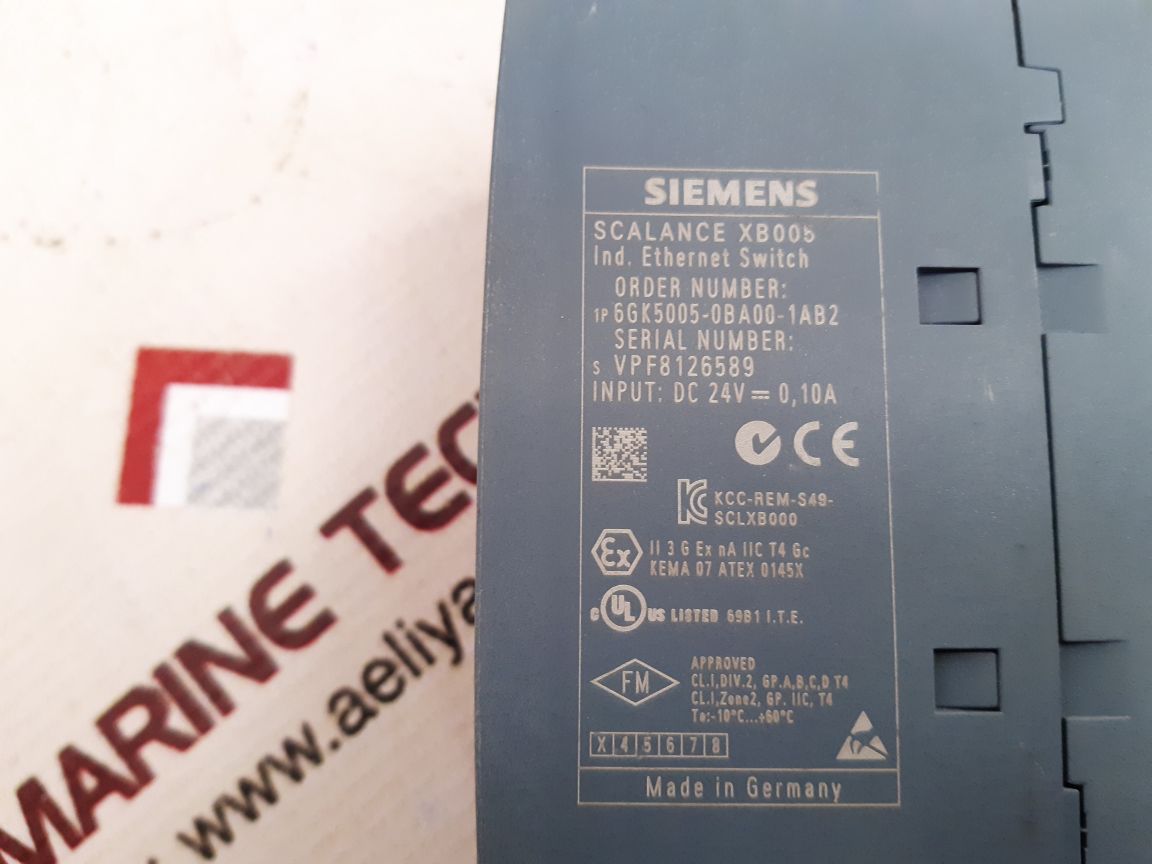 Siemens 6gk5005-0ba00-1ab2 ethernet switch used - Image 6