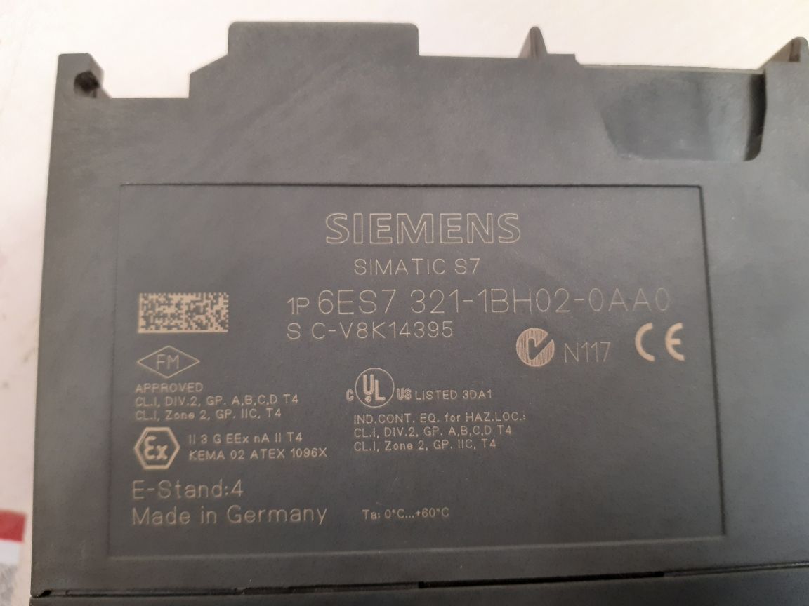Siemens Simatic S7 6Es7 321-1Bh02-0Aa0 Input Module E-stand:4 - Image 7