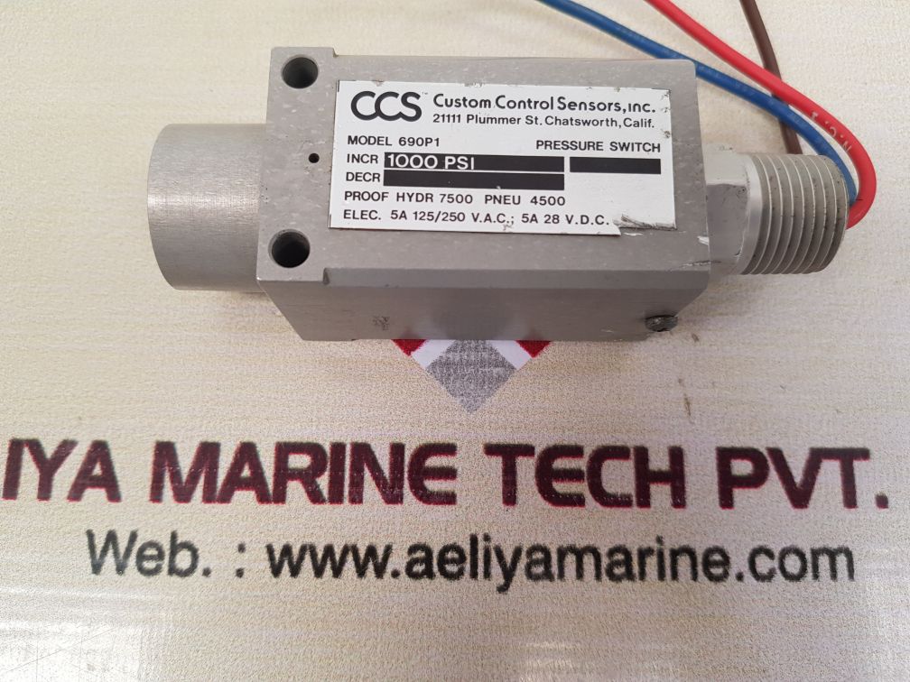 Custom control sensors 690p1 pressure switch - Image 6