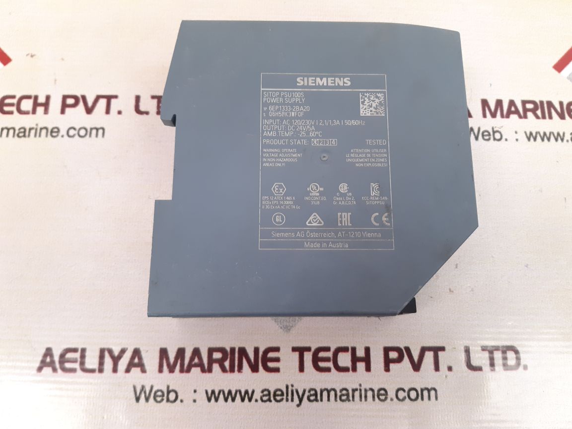 Siemens 6ep 1333-2ba20 sitop psu100s power supply - Image 3