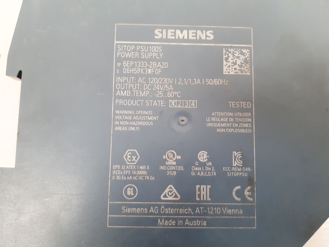 Siemens 6ep 1333-2ba20 sitop psu100s power supply - Image 4