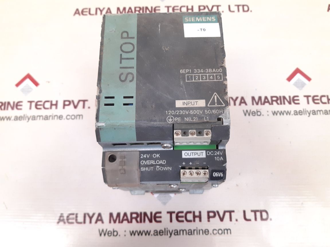 Siemens 6ep1 334-3ba00 power supply
