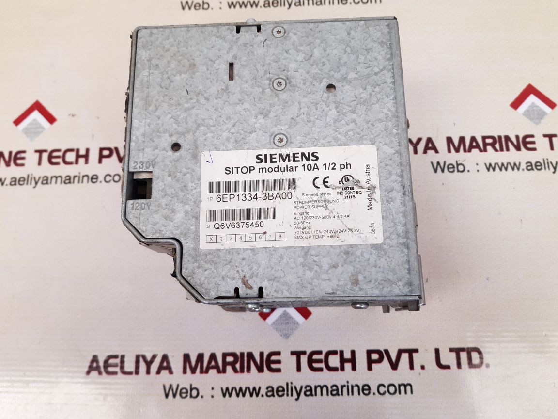 Siemens 6ep1 334-3ba00 power supply - Image 3