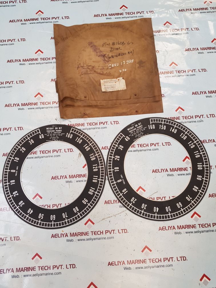 Md totco type e bit wt dial indicator b166b-612