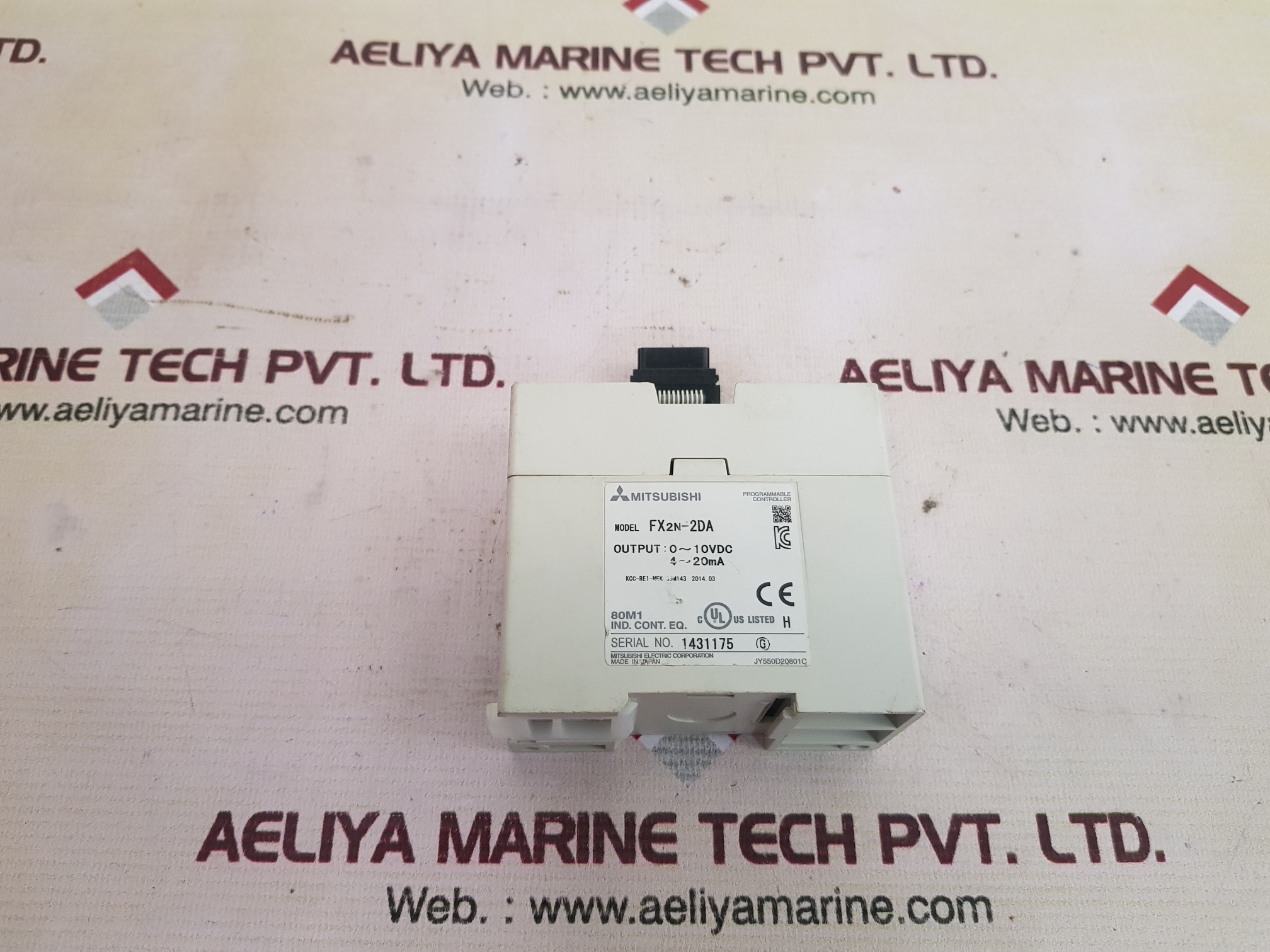 Mitsubishi Fx2-2Da Programmable Controller 0-10Vdc 4-20Ma - Image 3