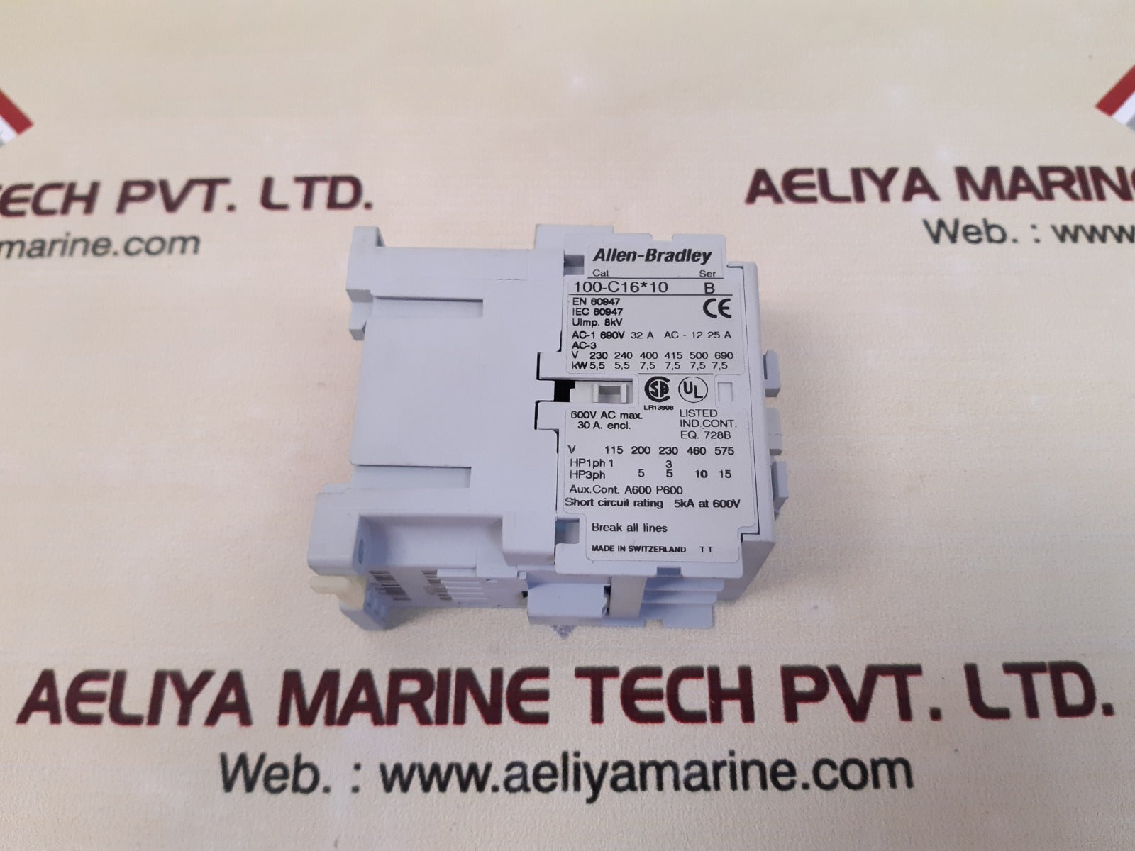 Allen-bradley 100-c16*10 Ser.B Contactor - Image 5