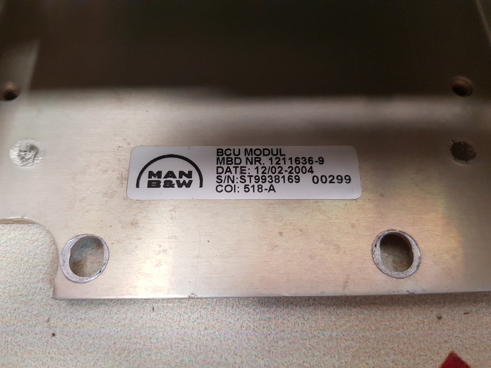 MAN B&W 1211636-9 BCU MODULE - Image 4