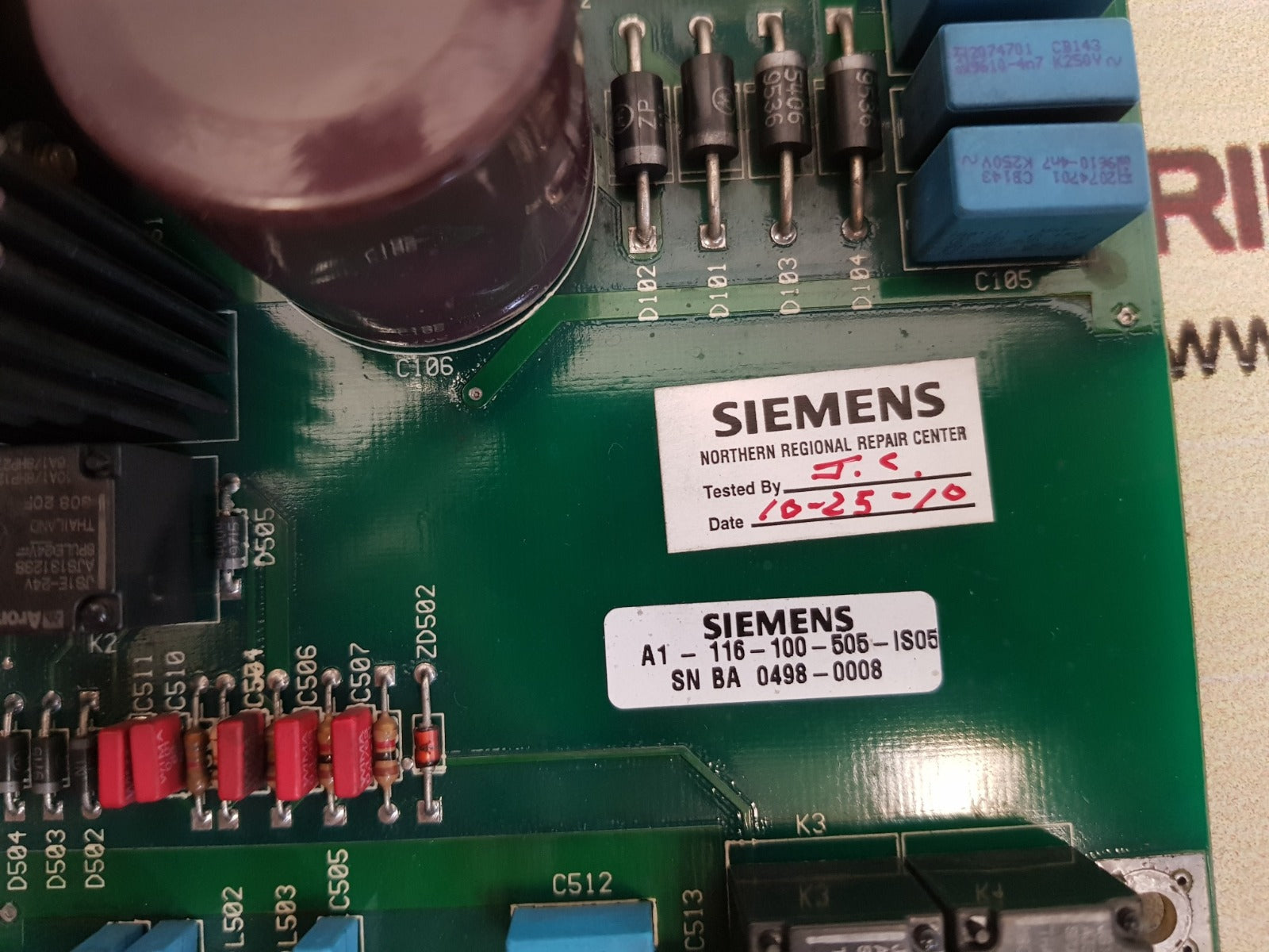Siemens a1-116-100-505-is05 interface board - Image 7