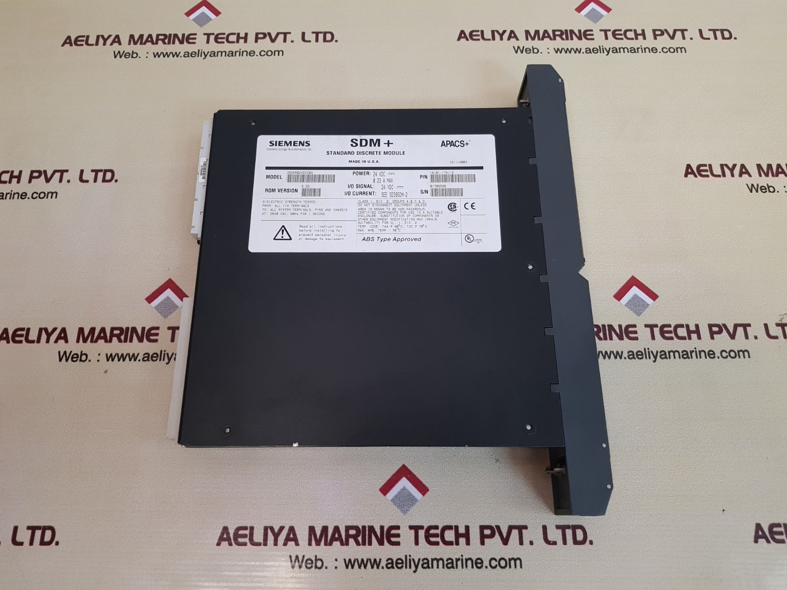 Siemens sdm+ 39sdm024dccbn standard discrete module 16101-174/12 - Image 3