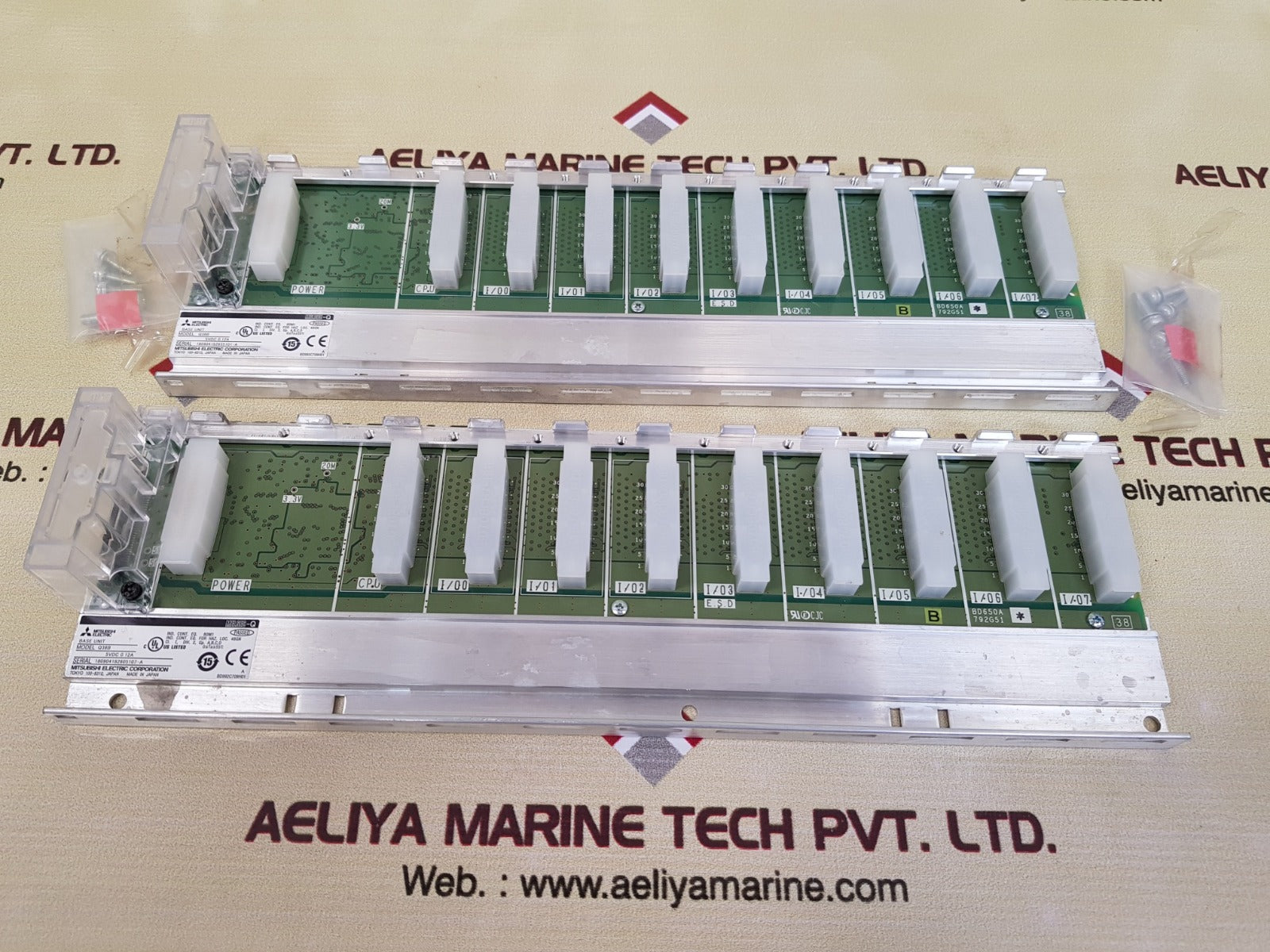 Mitsubishi q38b melsec-q base unit