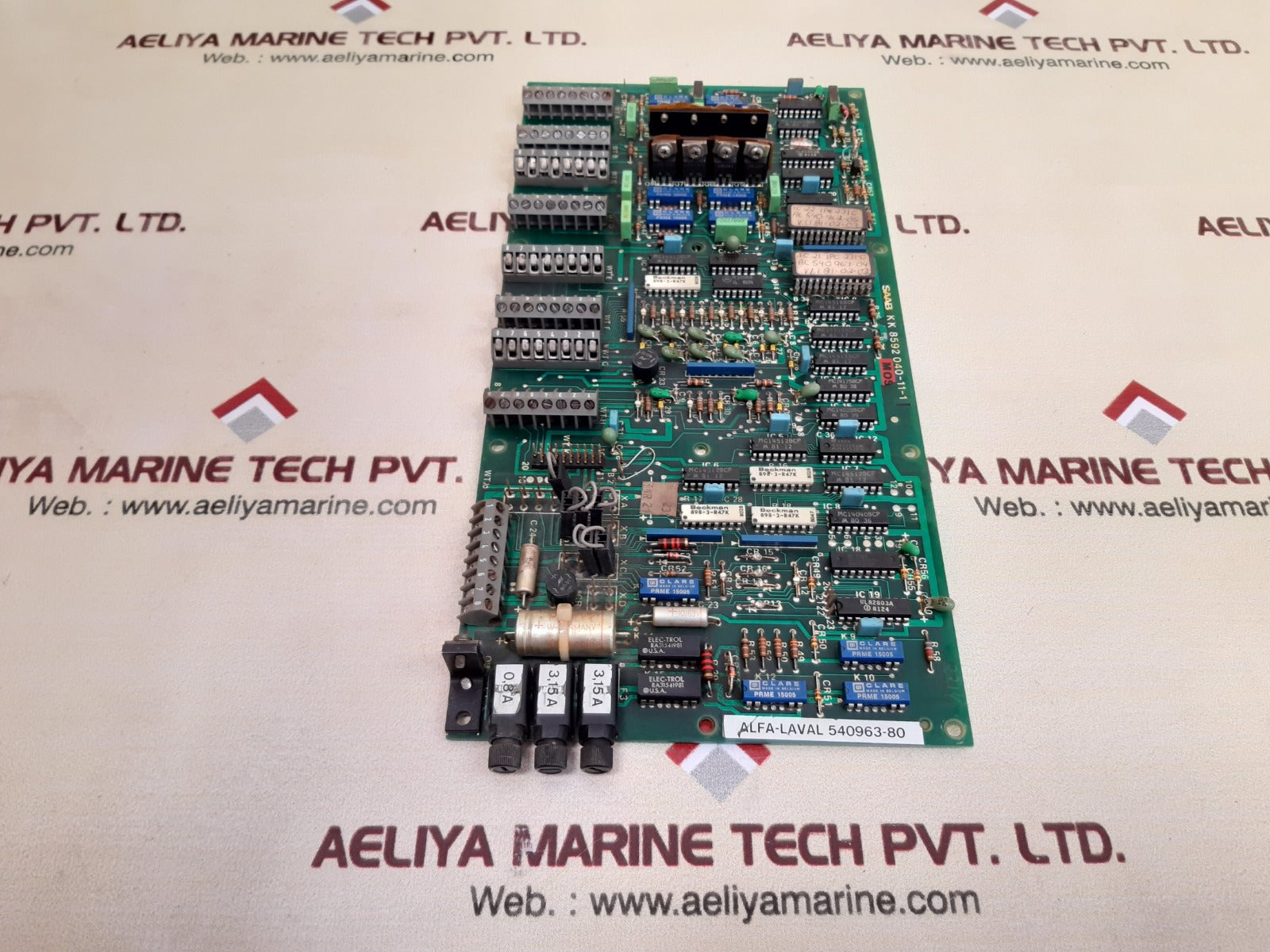 Saab kk 8592 040-11-1 pcb card alfa laval 540963-80 - Image 2