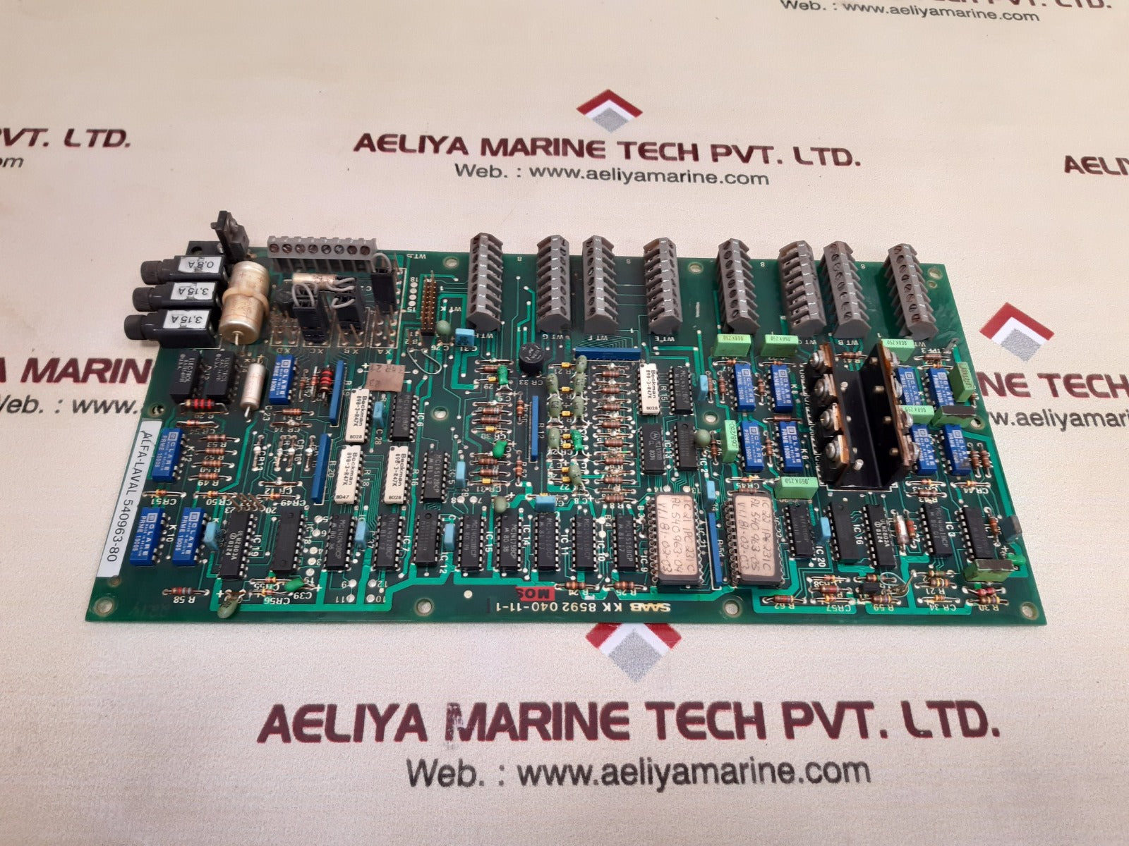 Saab kk 8592 040-11-1 pcb card alfa laval 540963-80 - Image 3