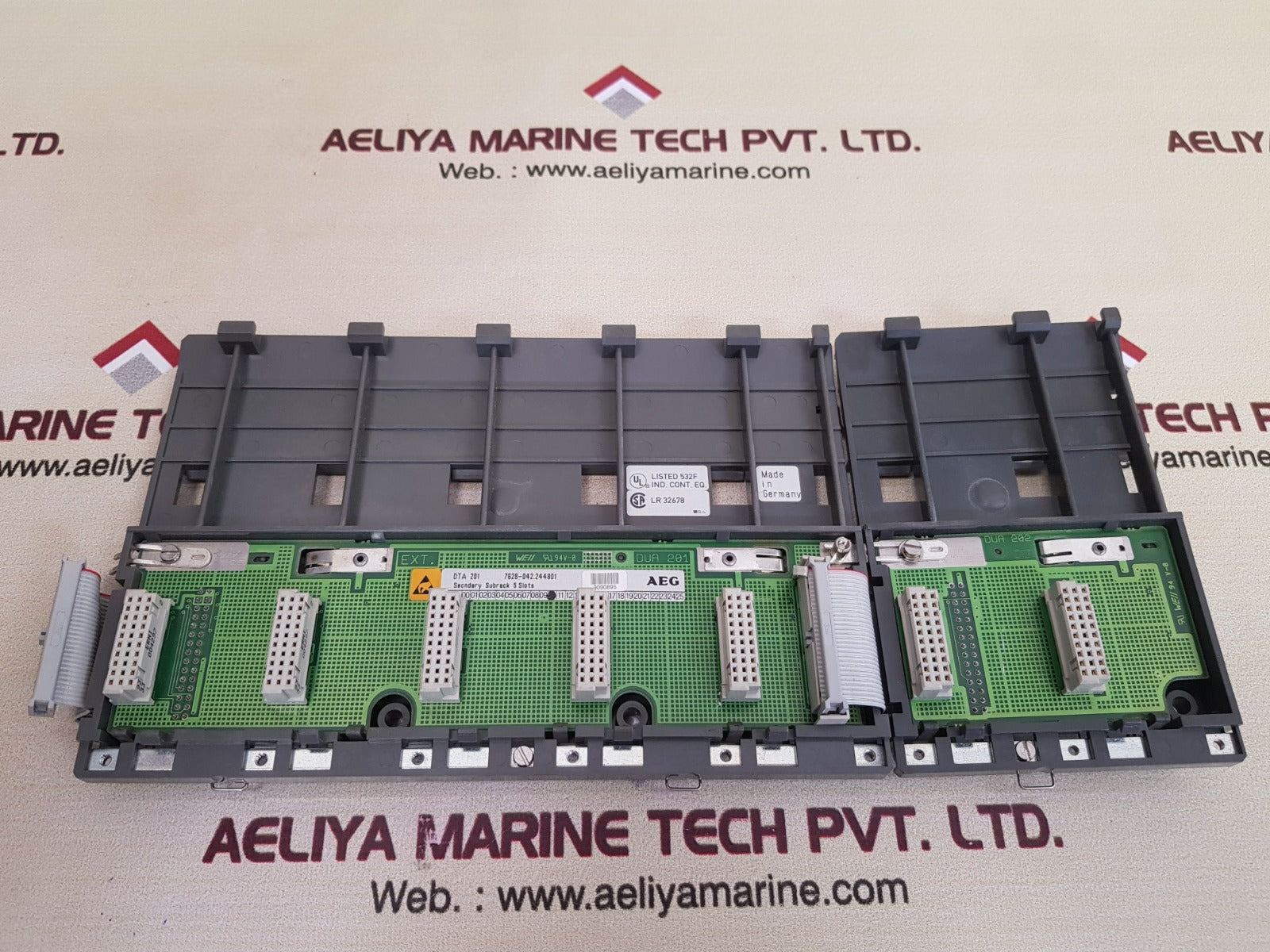 Aeg dta 201 secondary subrack 5 slots with secondary subrack 2 slots