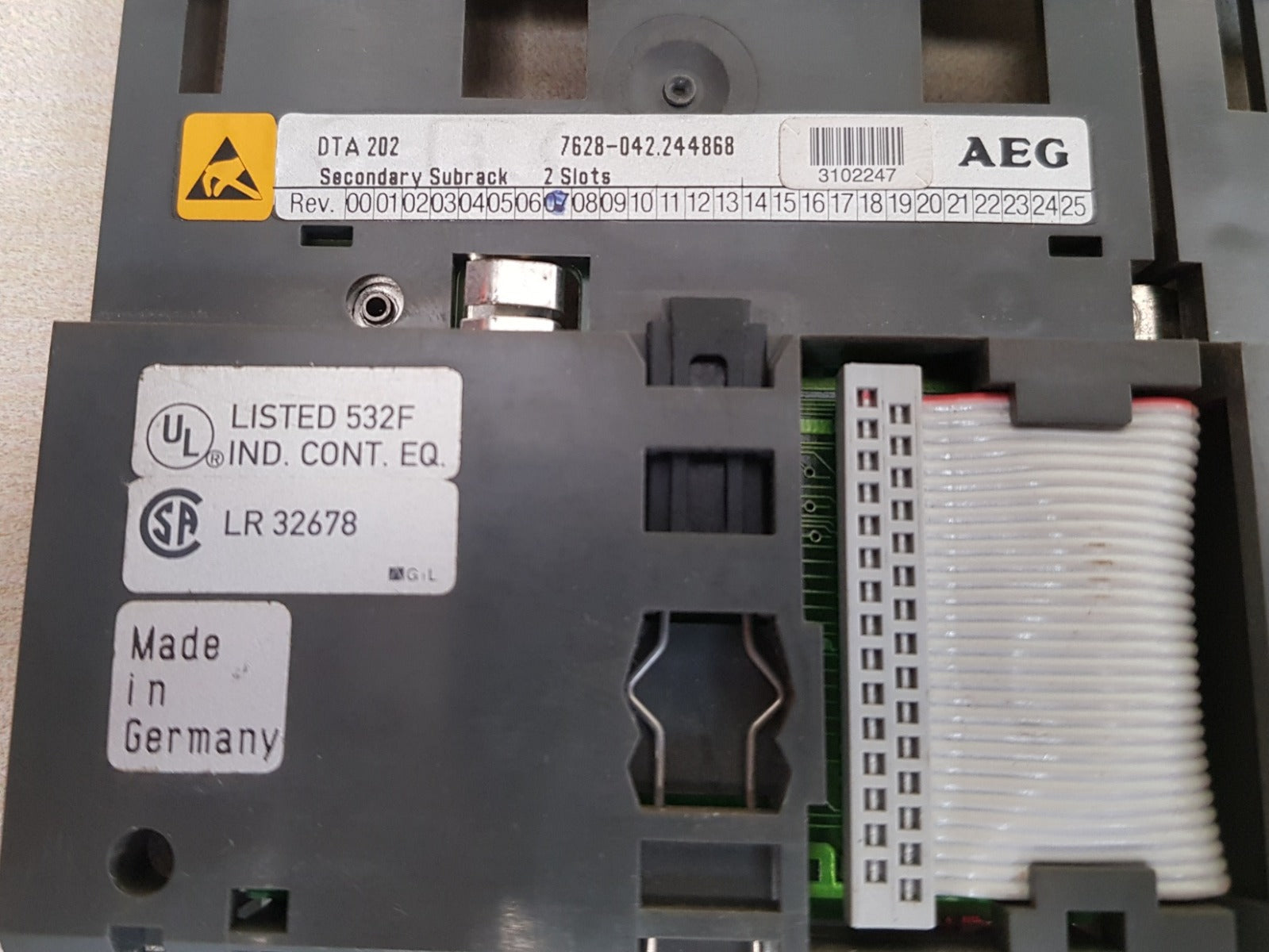 Aeg dta 201 secondary subrack 5 slots with secondary subrack 2 slots - Image 6