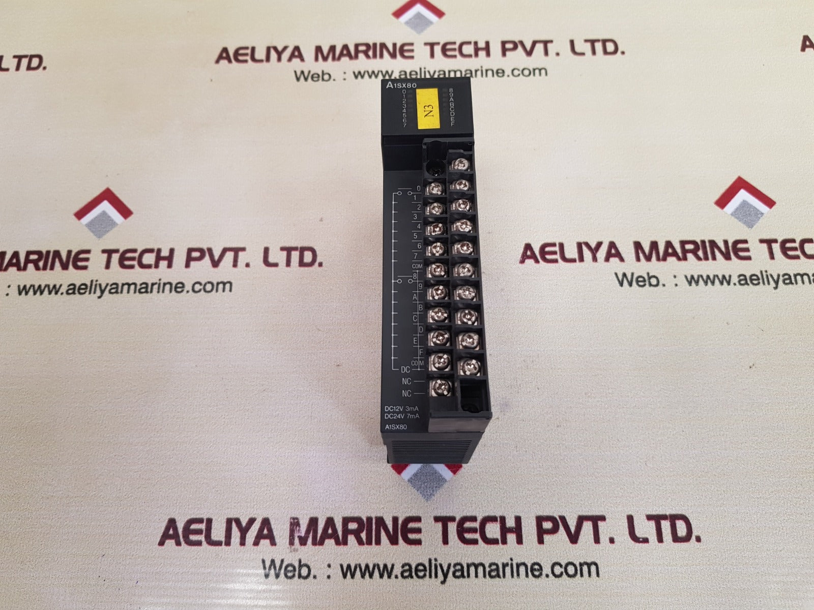 Mitsubishi Electric Melsec Alsx80 Input Plc Unit Module 0302D Dc24V 7Ma