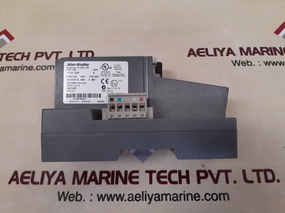 Allen-bradley 1734-adn ser.b point i/o adapter with 1734-rtb ser.a - Image 4