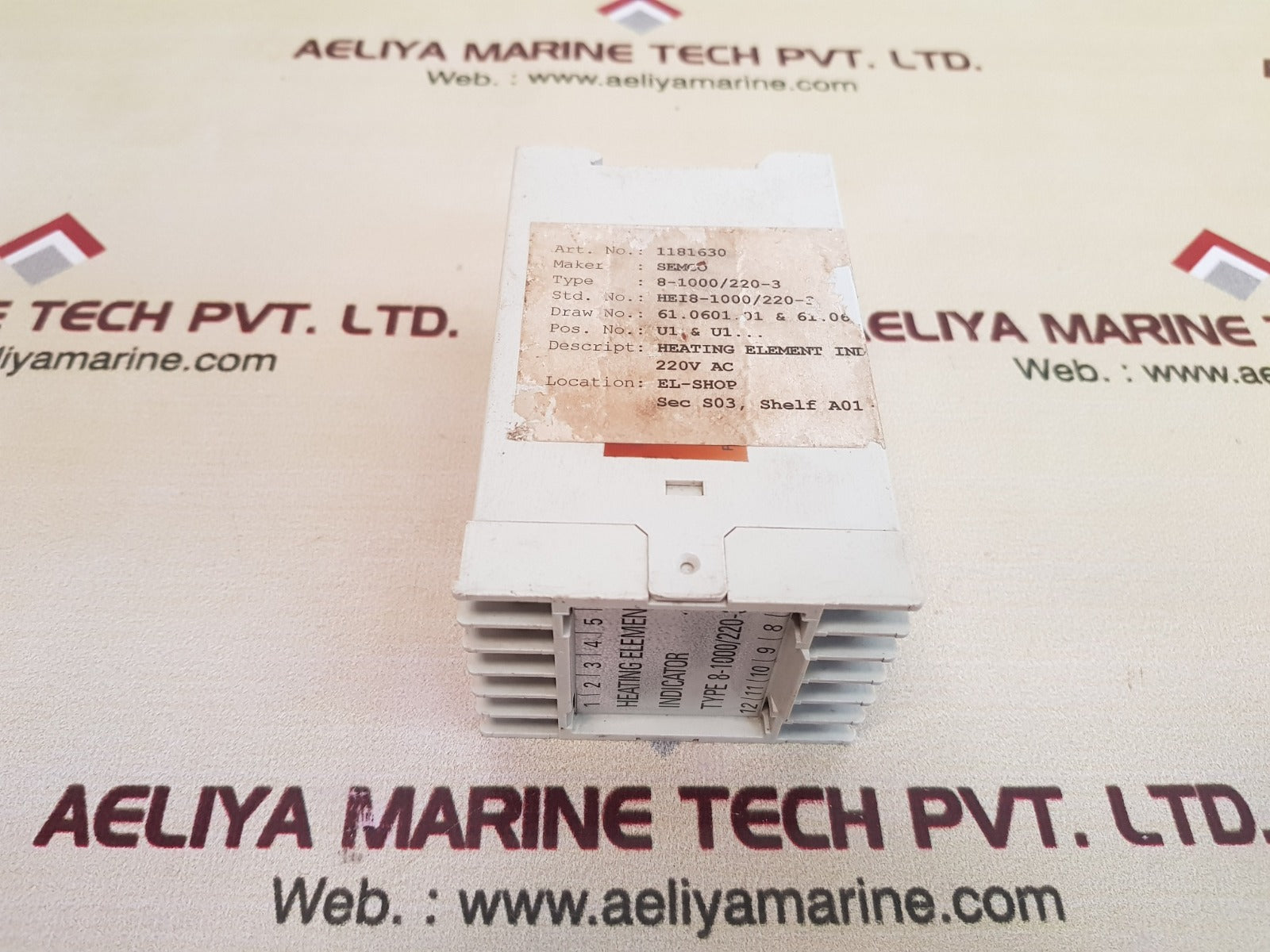 Semco 8-1000/220-3.2 Heating Element Indicator 220Vac 50/60Hz Module - Image 4