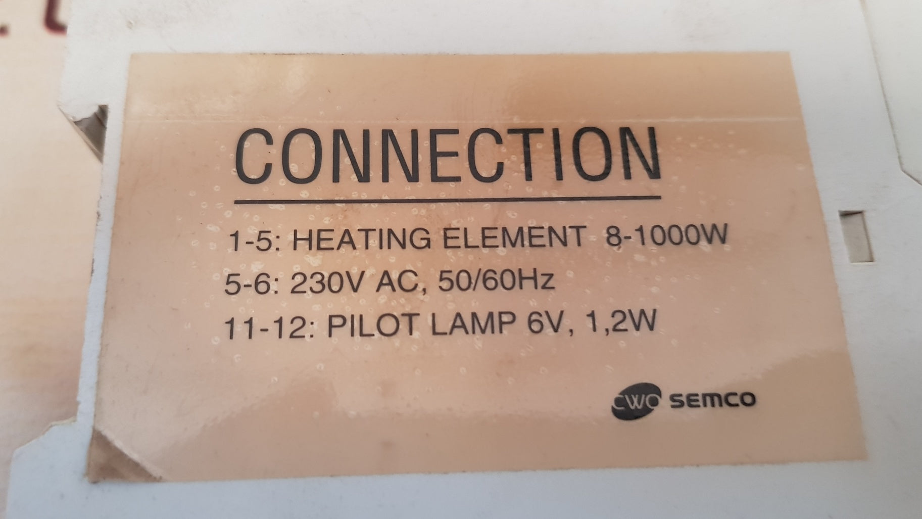 Semco 8-1000/220-3.2 Heating Element Indicator 220Vac 50/60Hz Module - Image 8