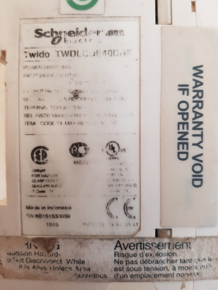 Schneider electric twido twdlcde40drf plc module - Image 7