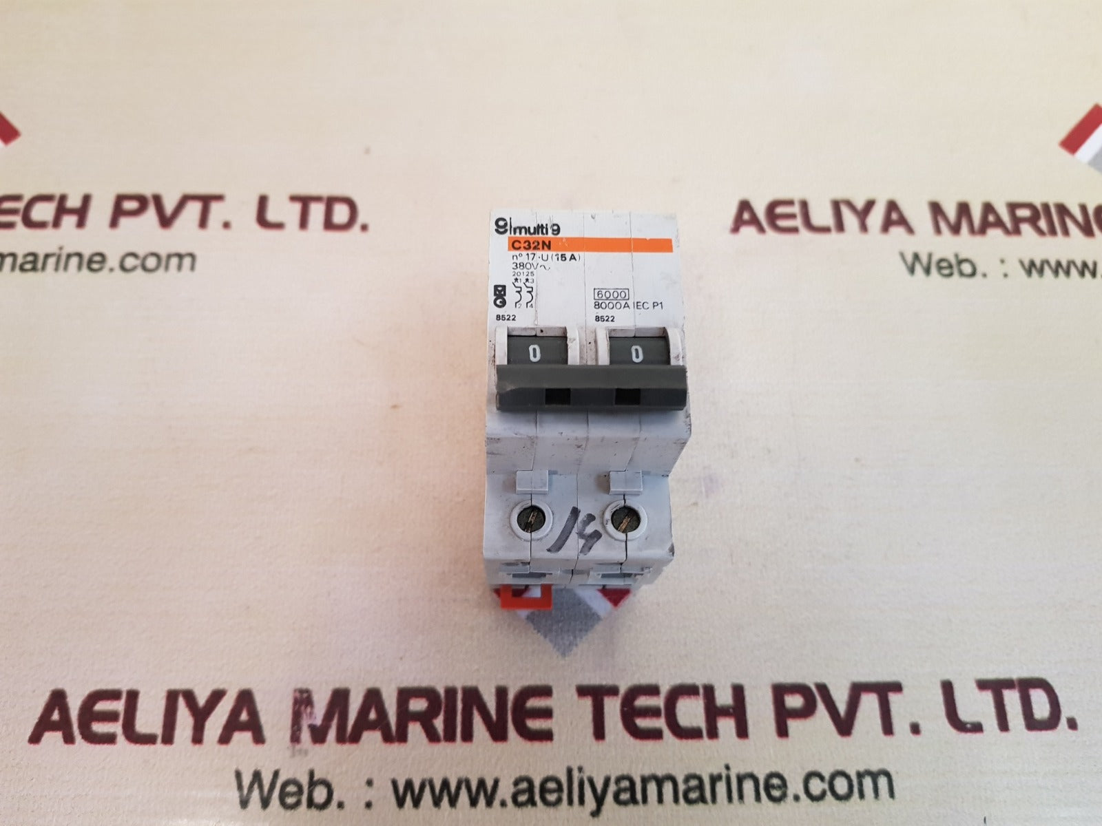 Merlin gerin multi9 c32n 2-pole circuit breaker