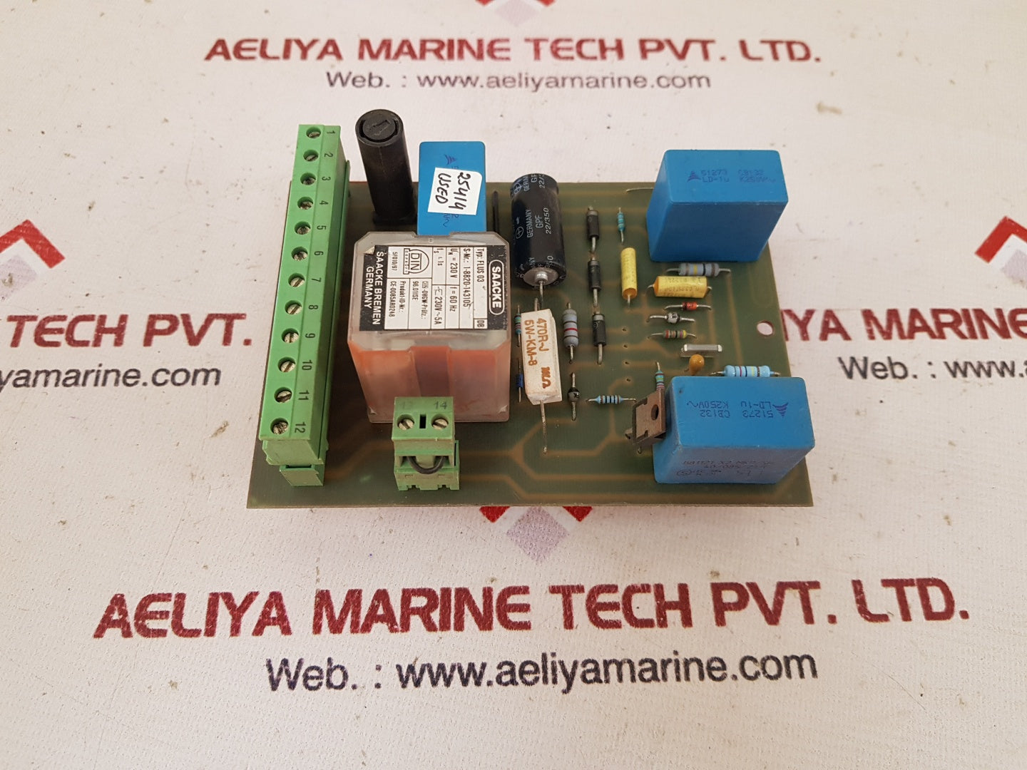 Saacke Flus 03 Pcb Card Ce-0085Ar0248 - Image 2