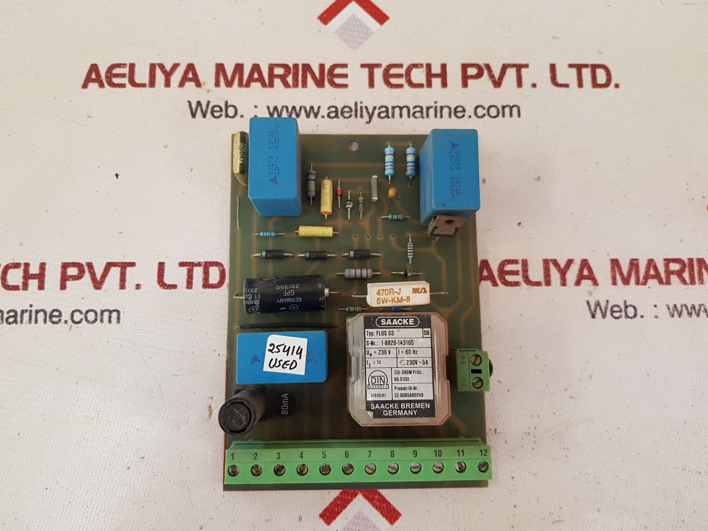 Saacke Flus 03 Pcb Card Ce-0085Ar0248 - Image 4