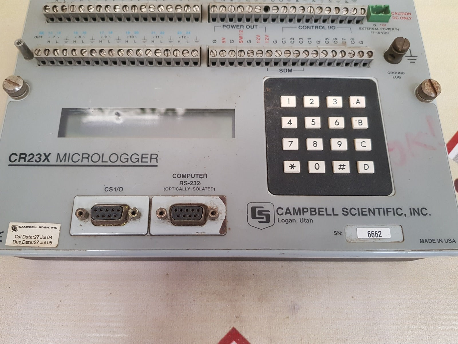 Campbell Scientific Cr23X Micrologger 11-16 Vdc - Image 5