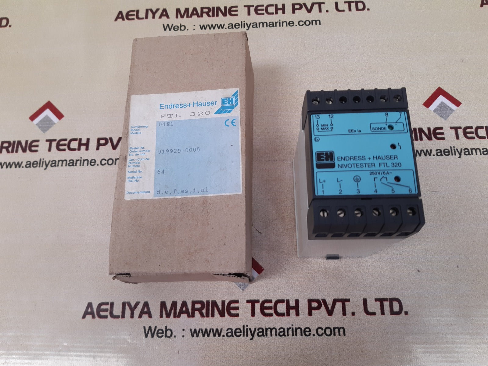 Endress+hauser ftl 320-g1e1 level limit switch