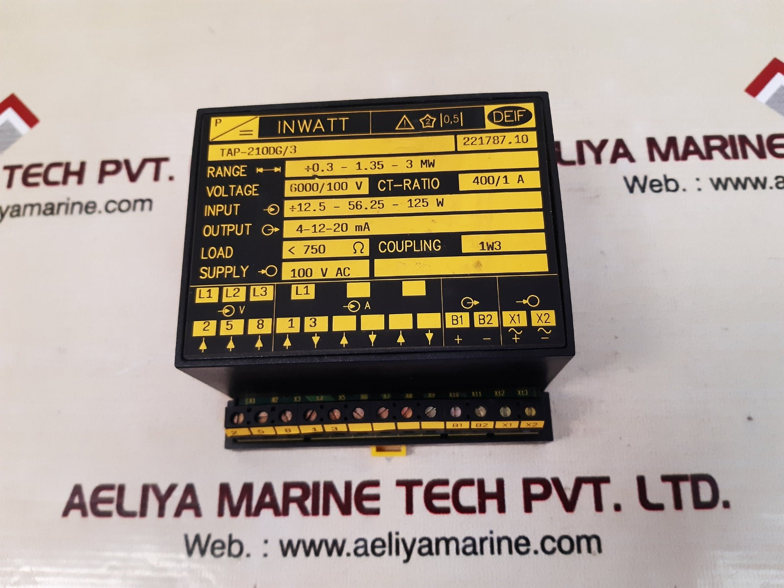 Deif Tap-210Dg/3 Inwatt Transducer Module 221787.10 - Image 2