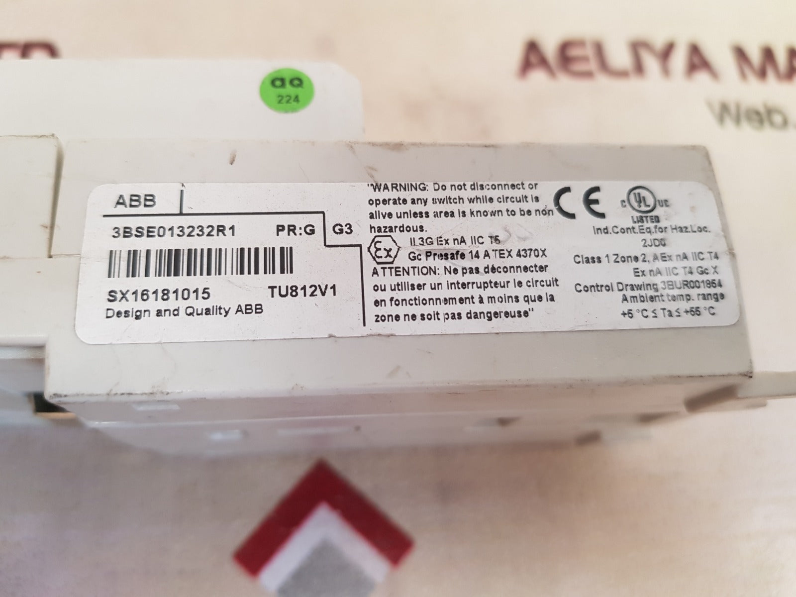 Abb Tu812V1 Compact Module Termination Unit 3Bse013232R1 - Image 7