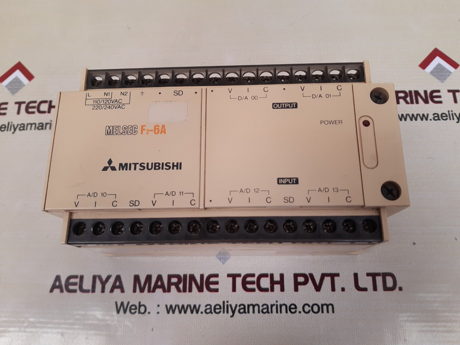 Mitsubishi melsec f2-6a-e analog unit