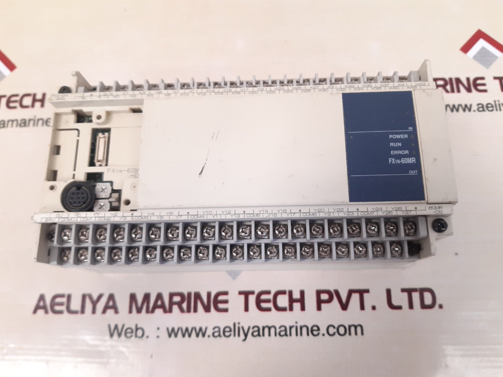 Mitsubishi Fx1N-60Mr-ds Programmable Controller Logic Power Unit Plc Module
